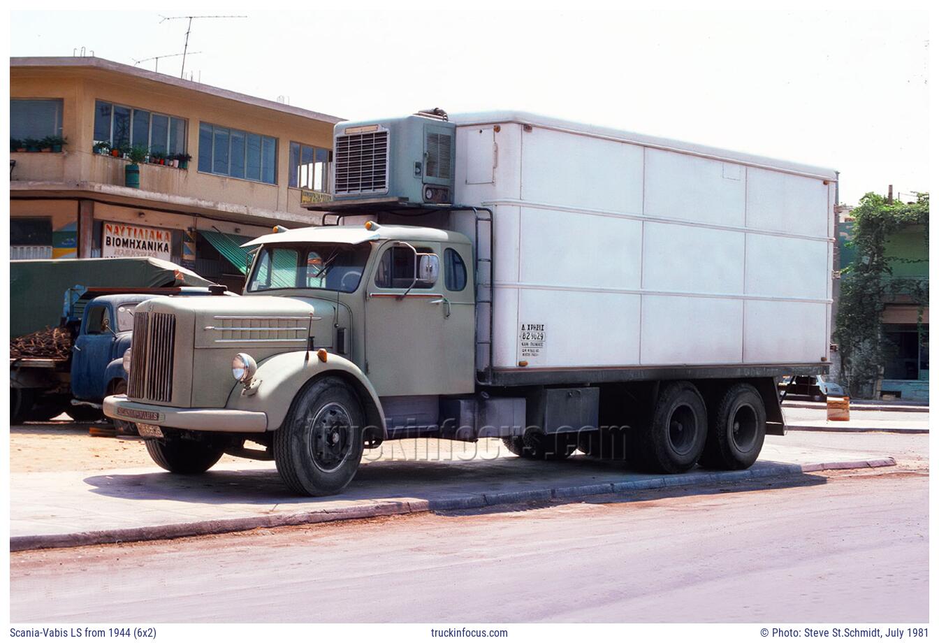 Scania-Vabis LS from 1944 (6x2) Photo July 1981