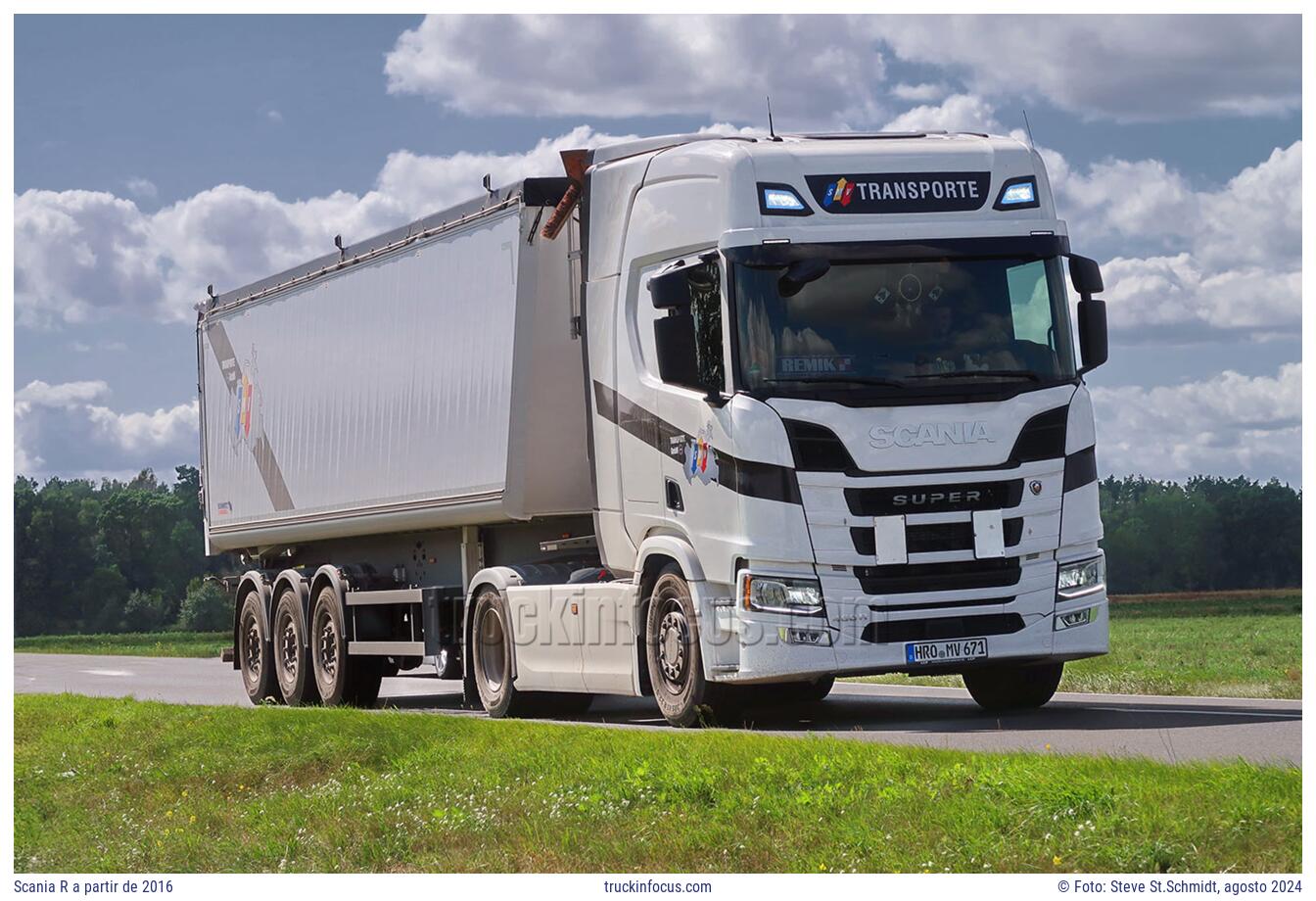 Scania R a partir de 2016 Foto agosto 2024