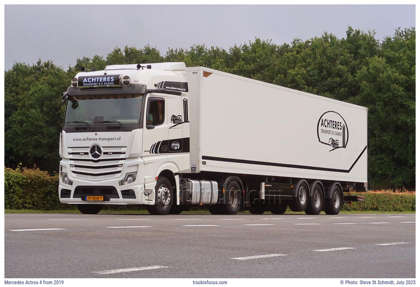 Mercedes Actros 4 from 2019 Photo July 2025
