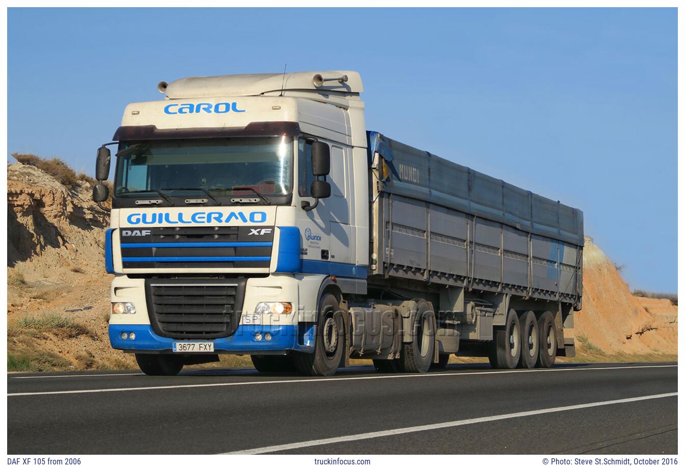 DAF XF 105 from 2006 Photo October 2016