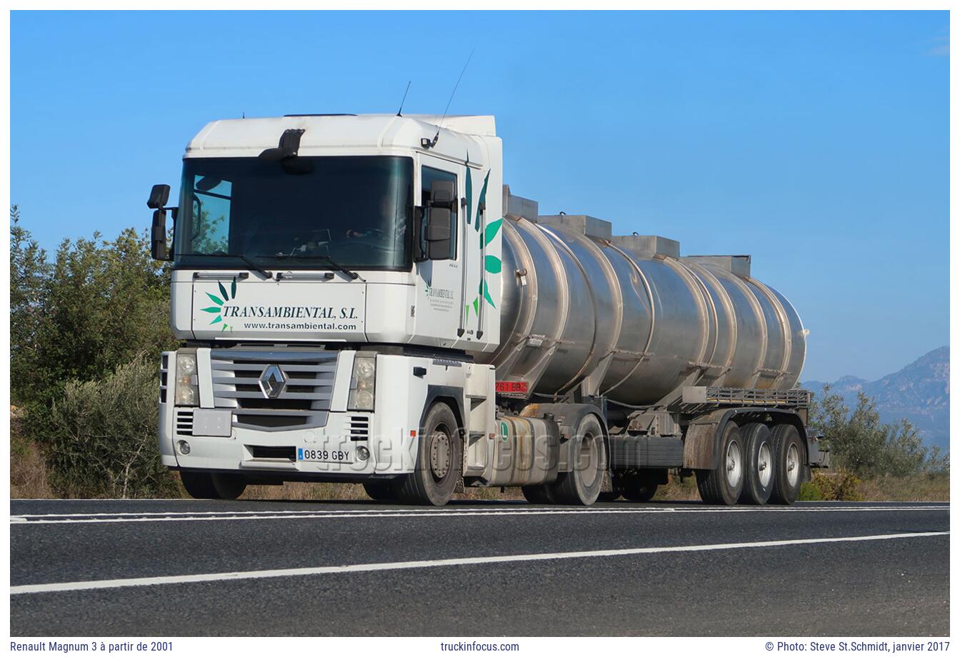 Renault Magnum 3 à partir de 2001 Photo janvier 2017