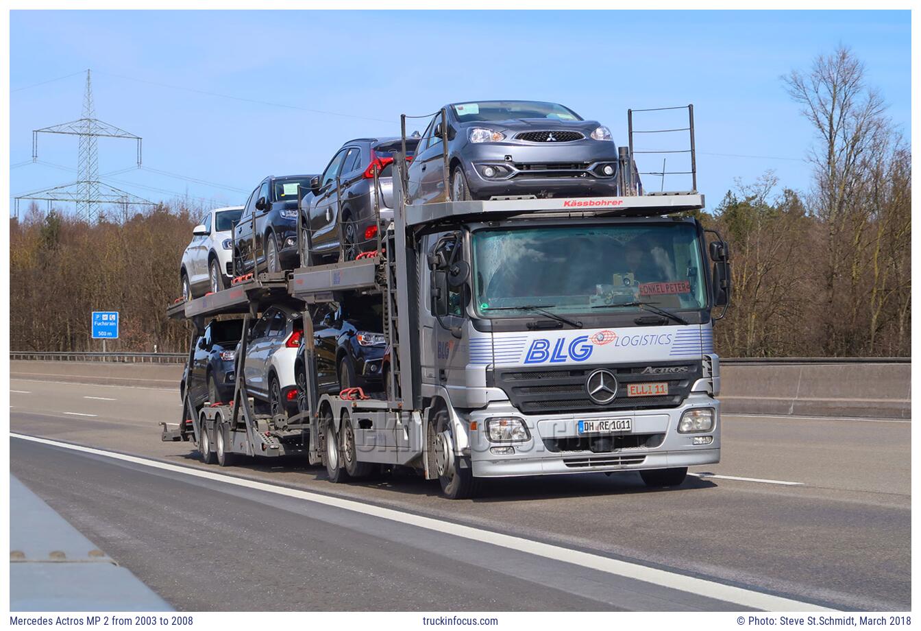 Mercedes Actros MP 2 from 2003 to 2008 Photo March 2018
