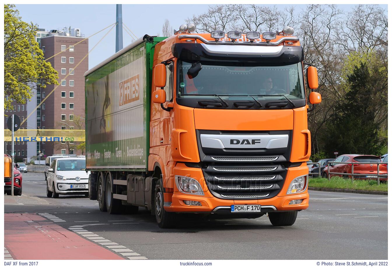 DAF XF from 2017 Photo April 2022