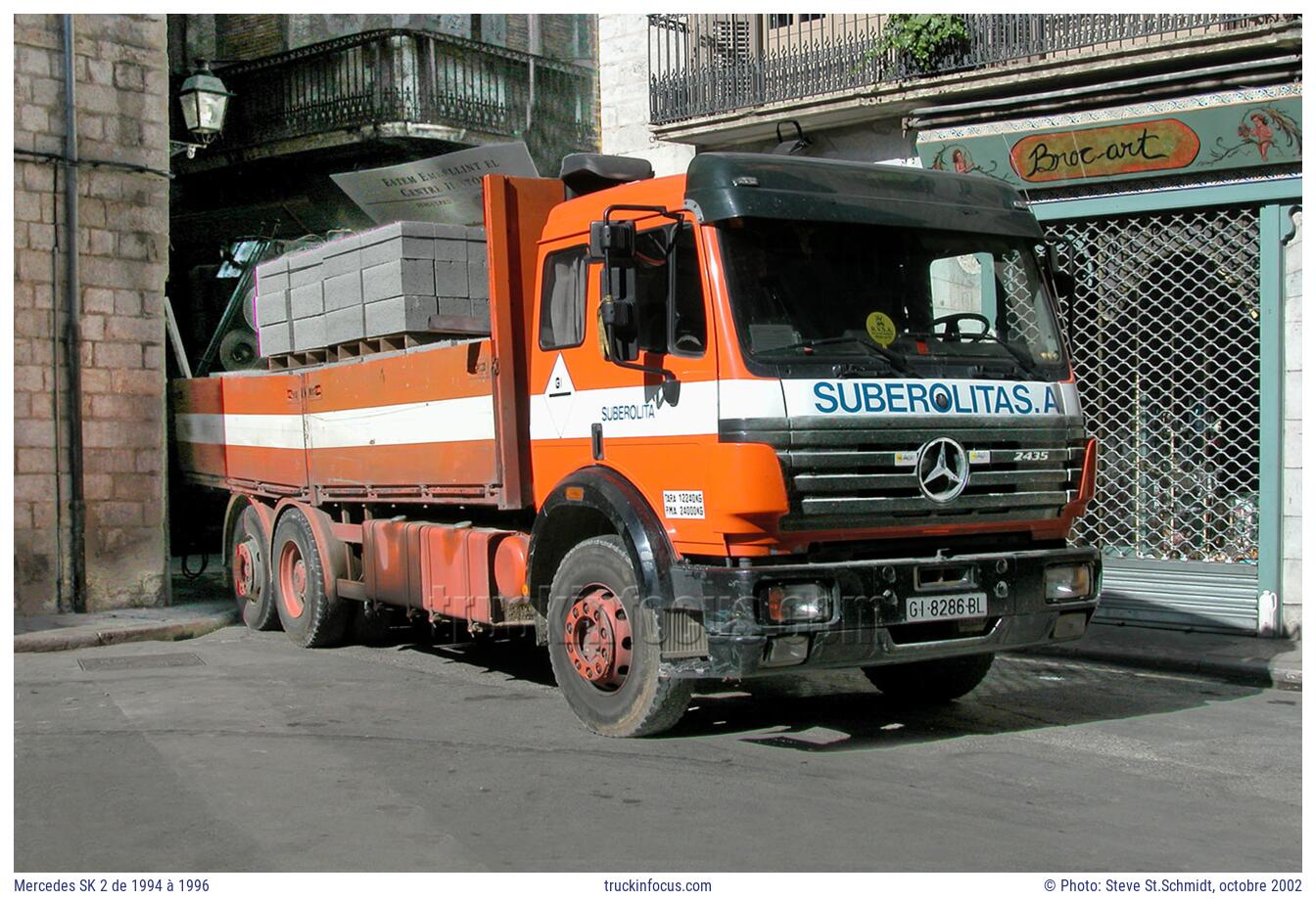 Mercedes SK 2 de 1994 à 1996 Photo octobre 2002