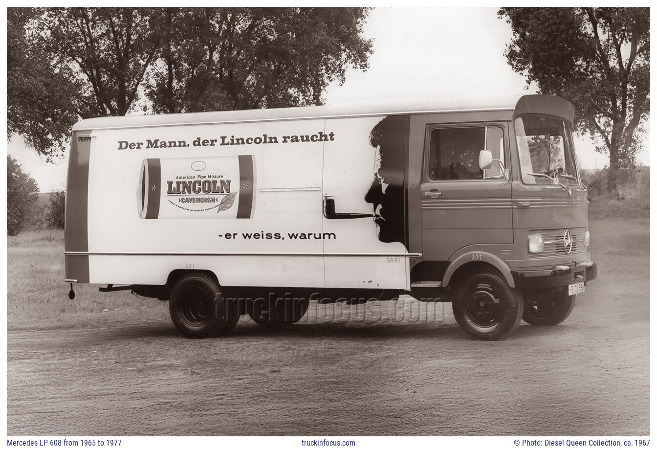 Mercedes LP 608 from 1965 to 1977 Photo ca. 1967