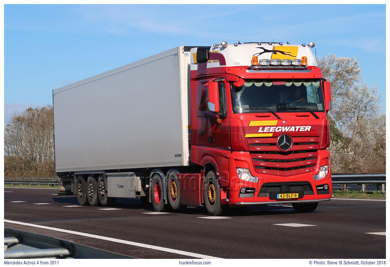 Mercedes Actros 4 from 2011 Photo October 2018