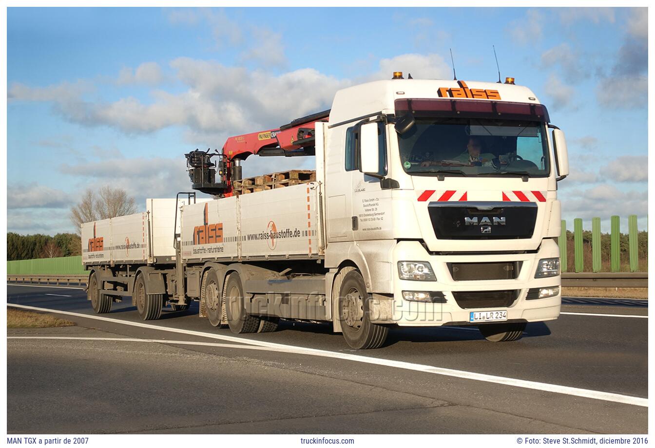 MAN TGX a partir de 2007 Foto diciembre 2016