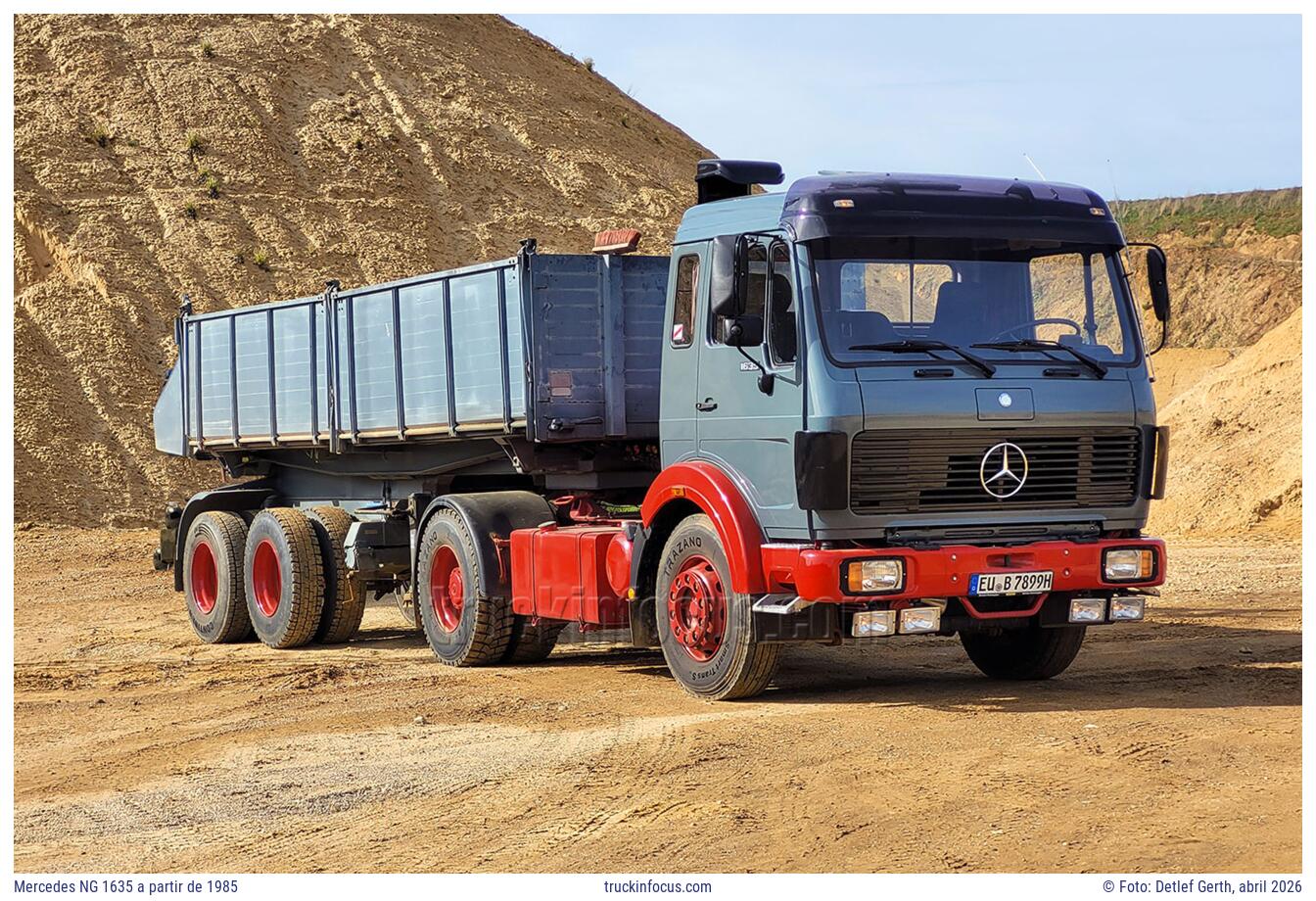 Mercedes NG 1635 a partir de 1985 Foto abril 2026