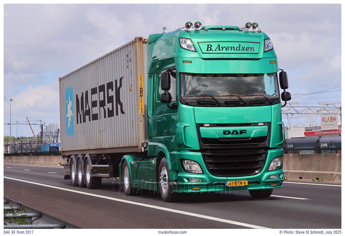 DAF XF from 2017 Photo July 2025