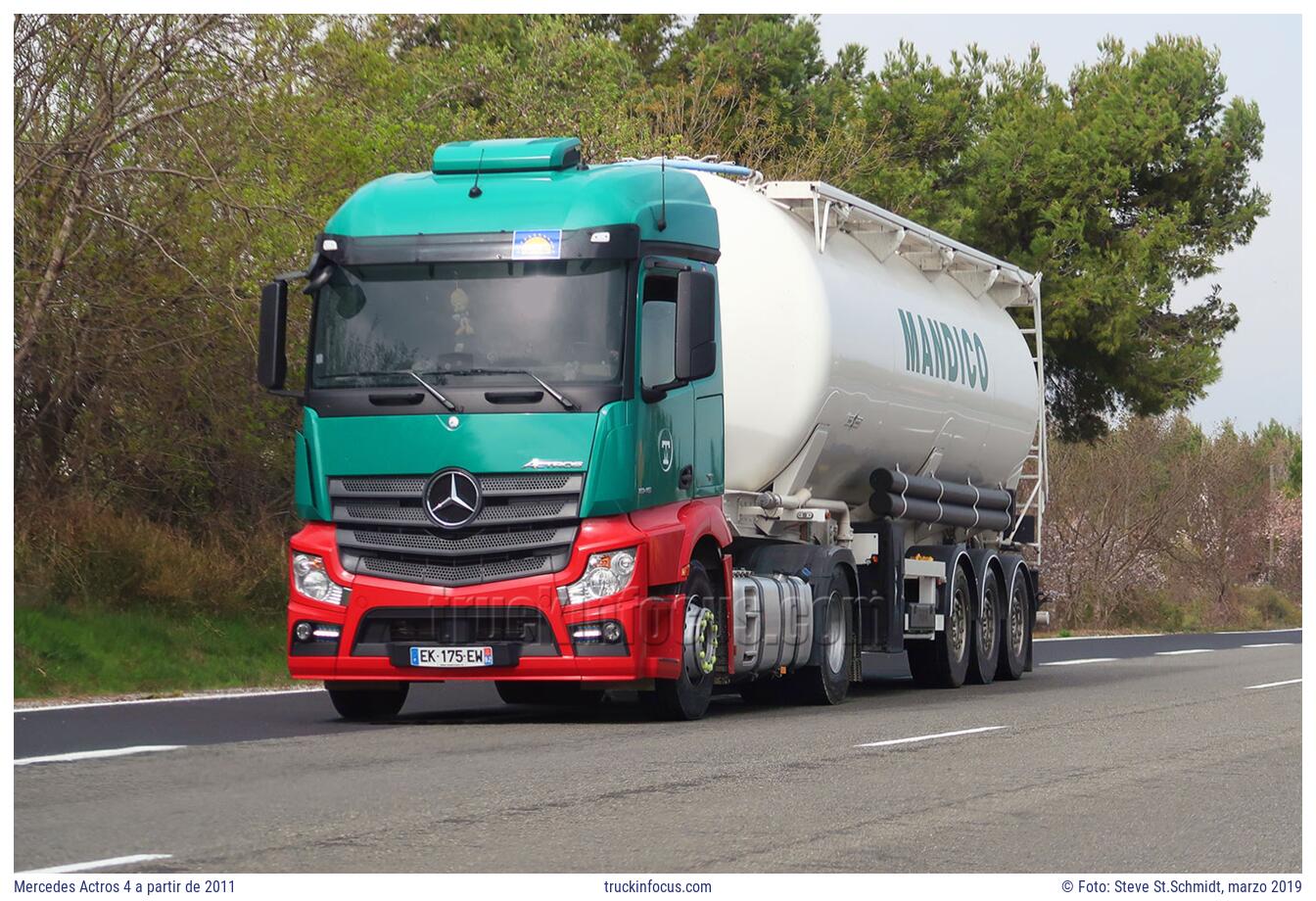 Mercedes Actros 4 a partir de 2011 Foto marzo 2019