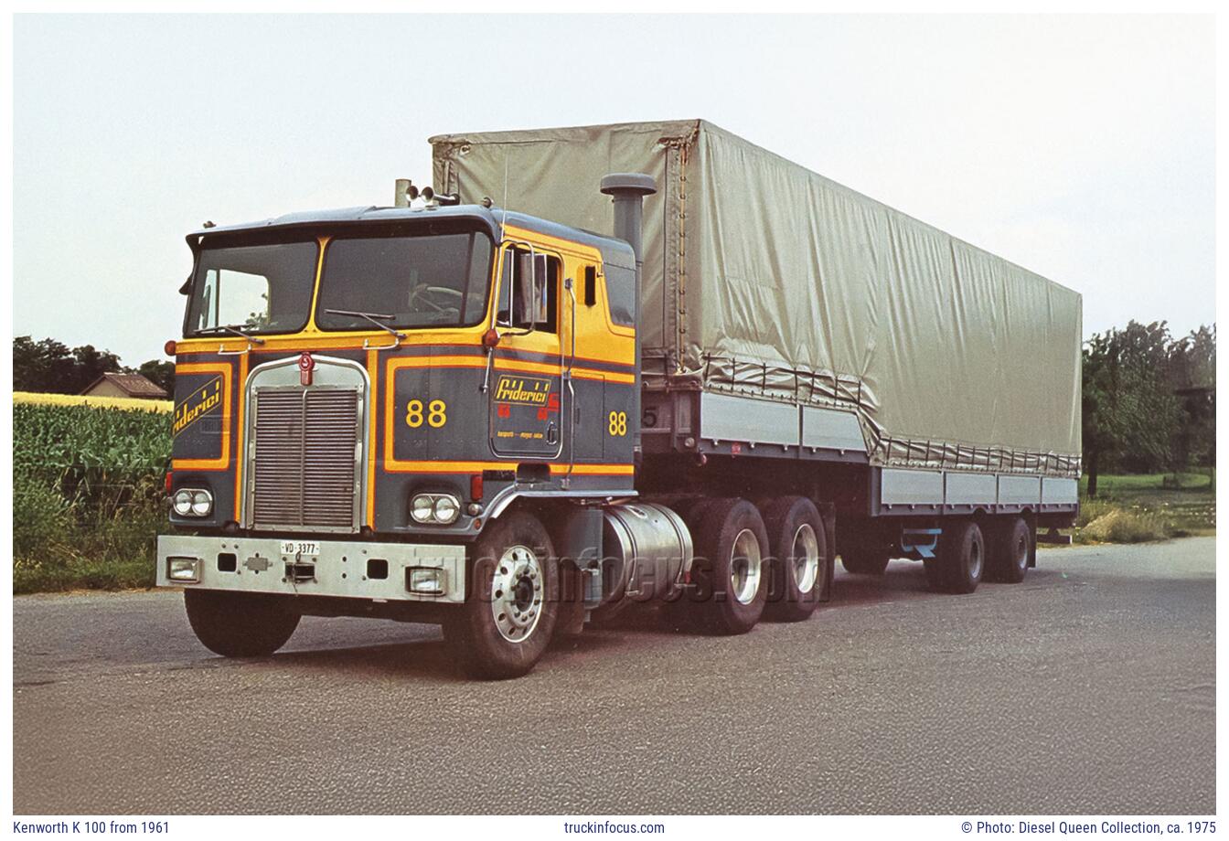 Kenworth K 100 from 1961 Photo ca. 1975