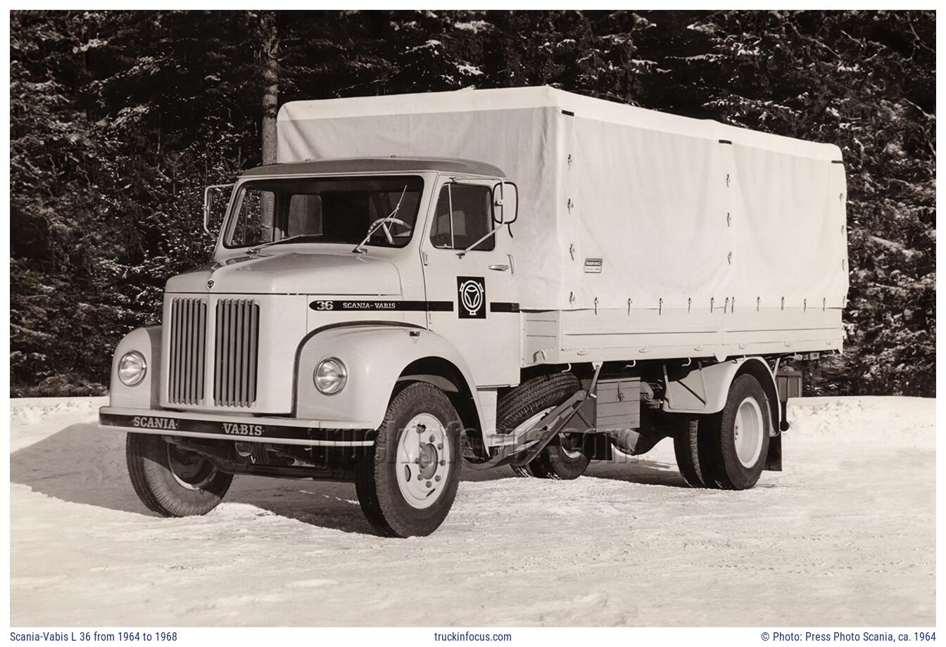 Scania-Vabis L 36 from 1964 to 1968 Photo ca. 1964