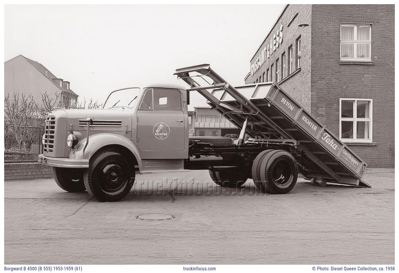 Borgward B 4500 (B 555) 1953-1959 (61) Photo ca. 1958