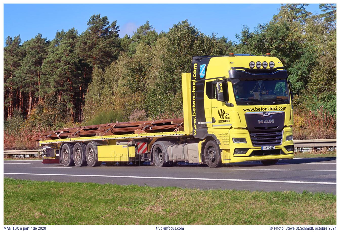 MAN TGX à partir de 2020 Photo octobre 2024