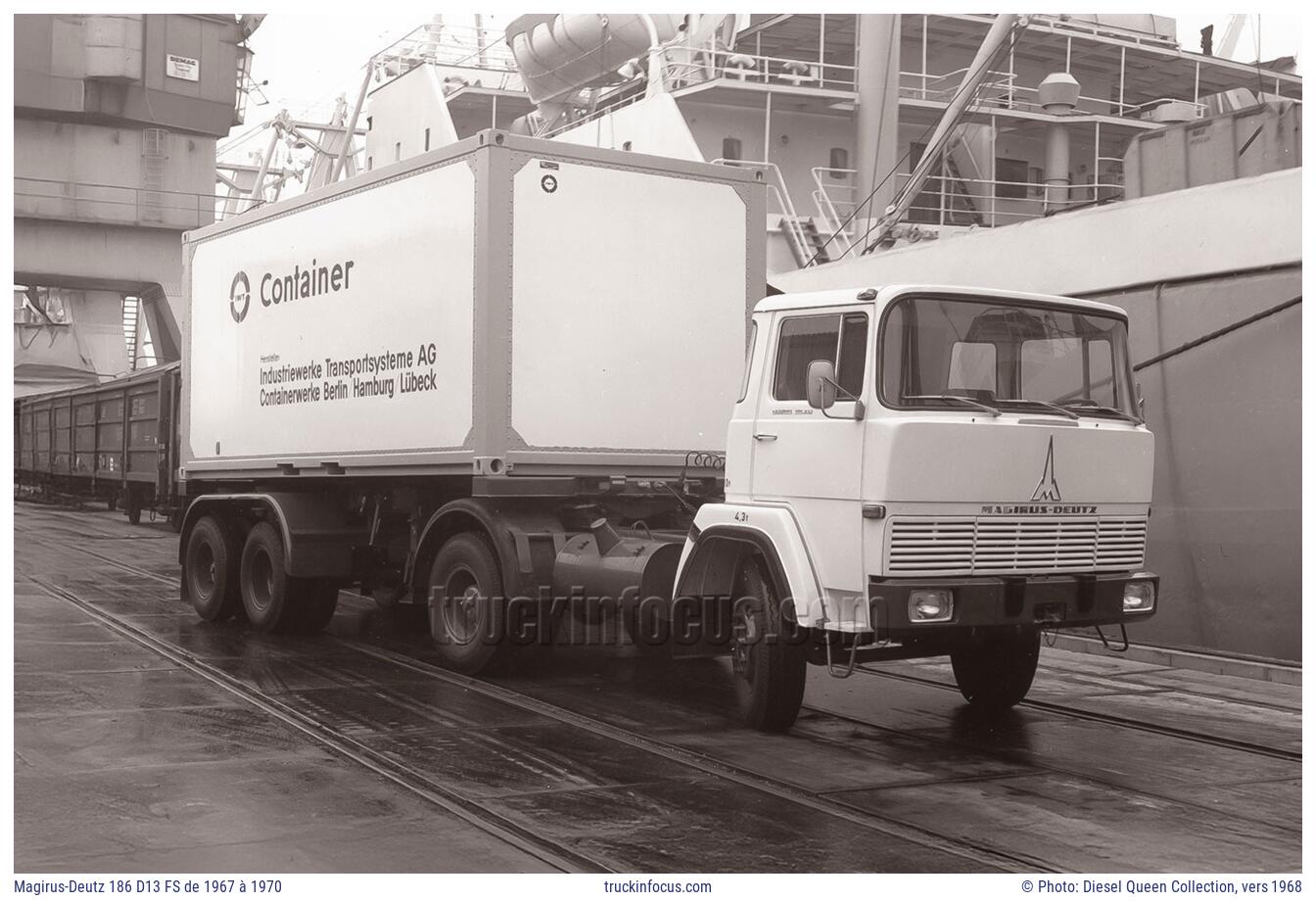 Magirus-Deutz 186 D13 FS de 1967 à 1970 Photo vers 1968