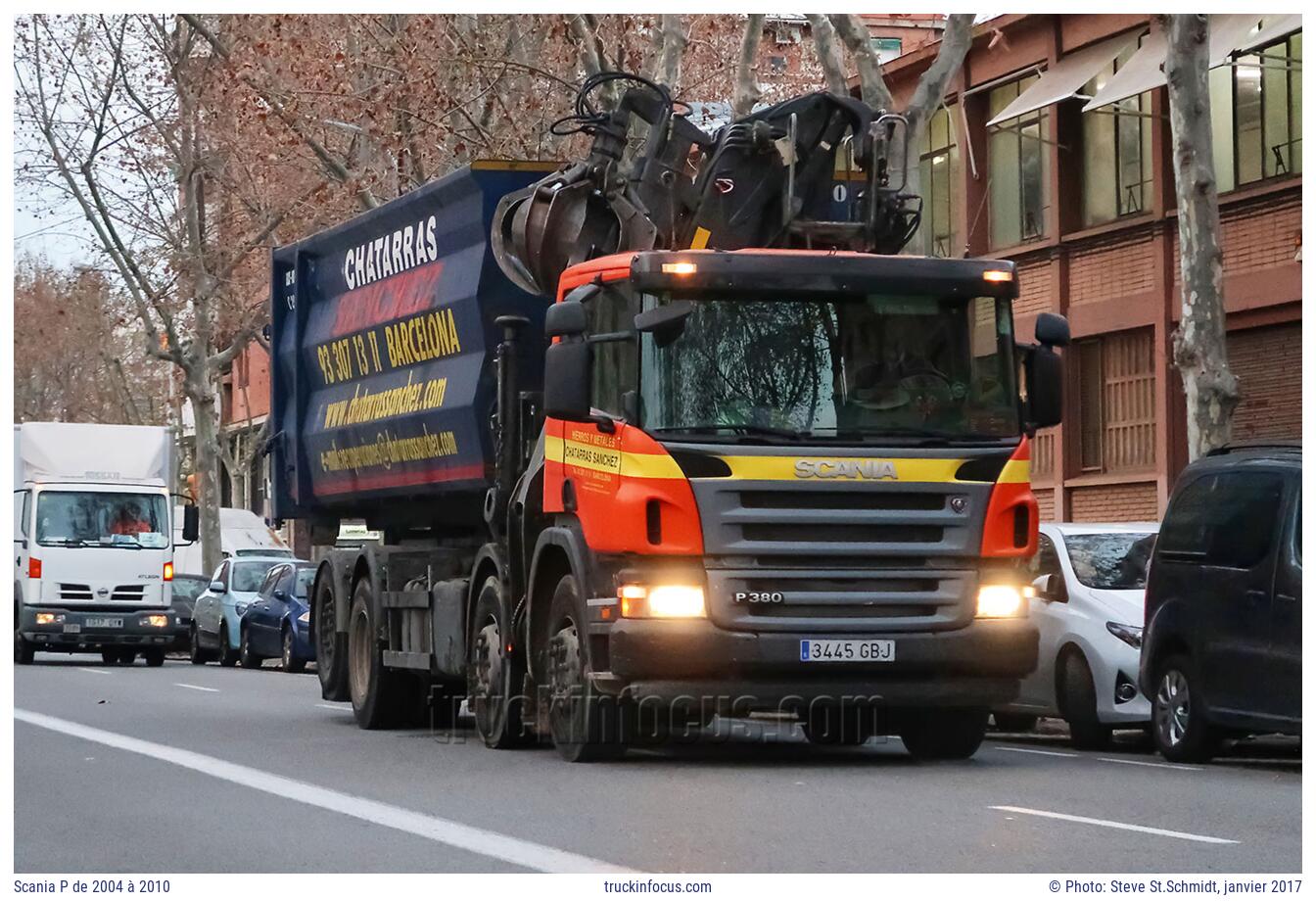 Scania P de 2004 à 2010 Photo janvier 2017