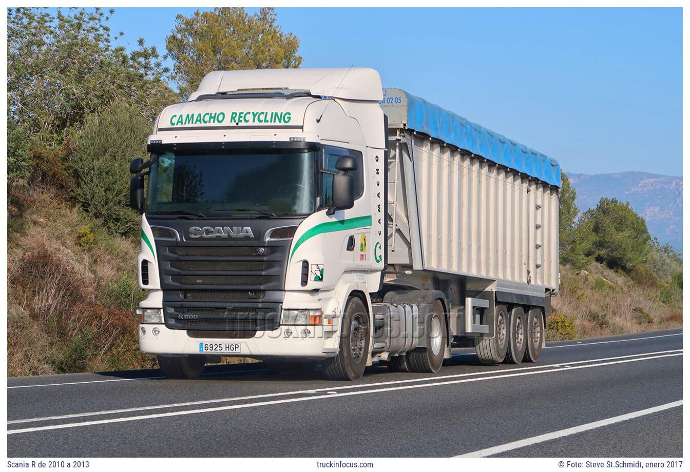 Scania R de 2010 a 2013 Foto enero 2017