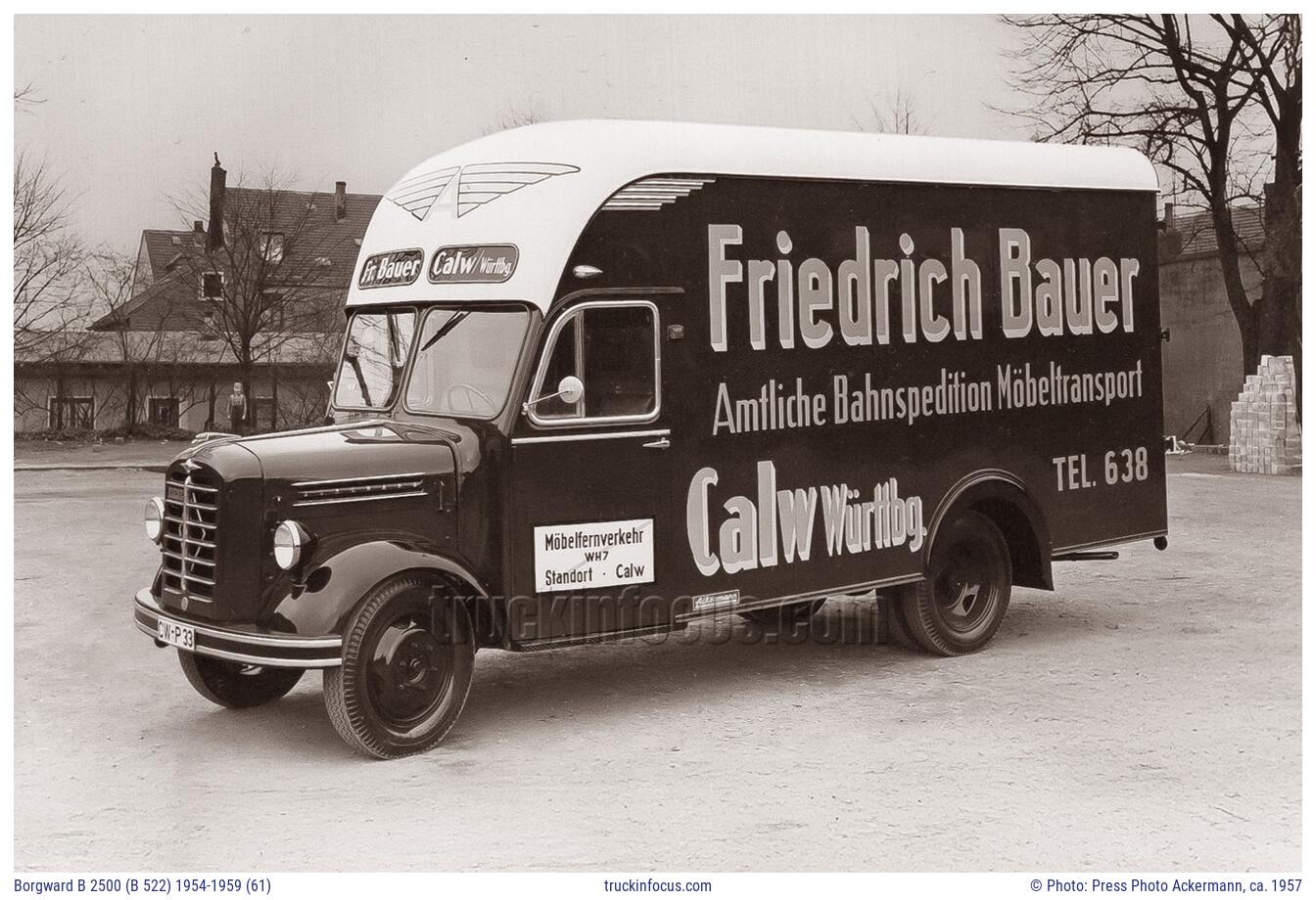 Borgward B 2500 (B 522) 1954-1959 (61) Photo ca. 1957