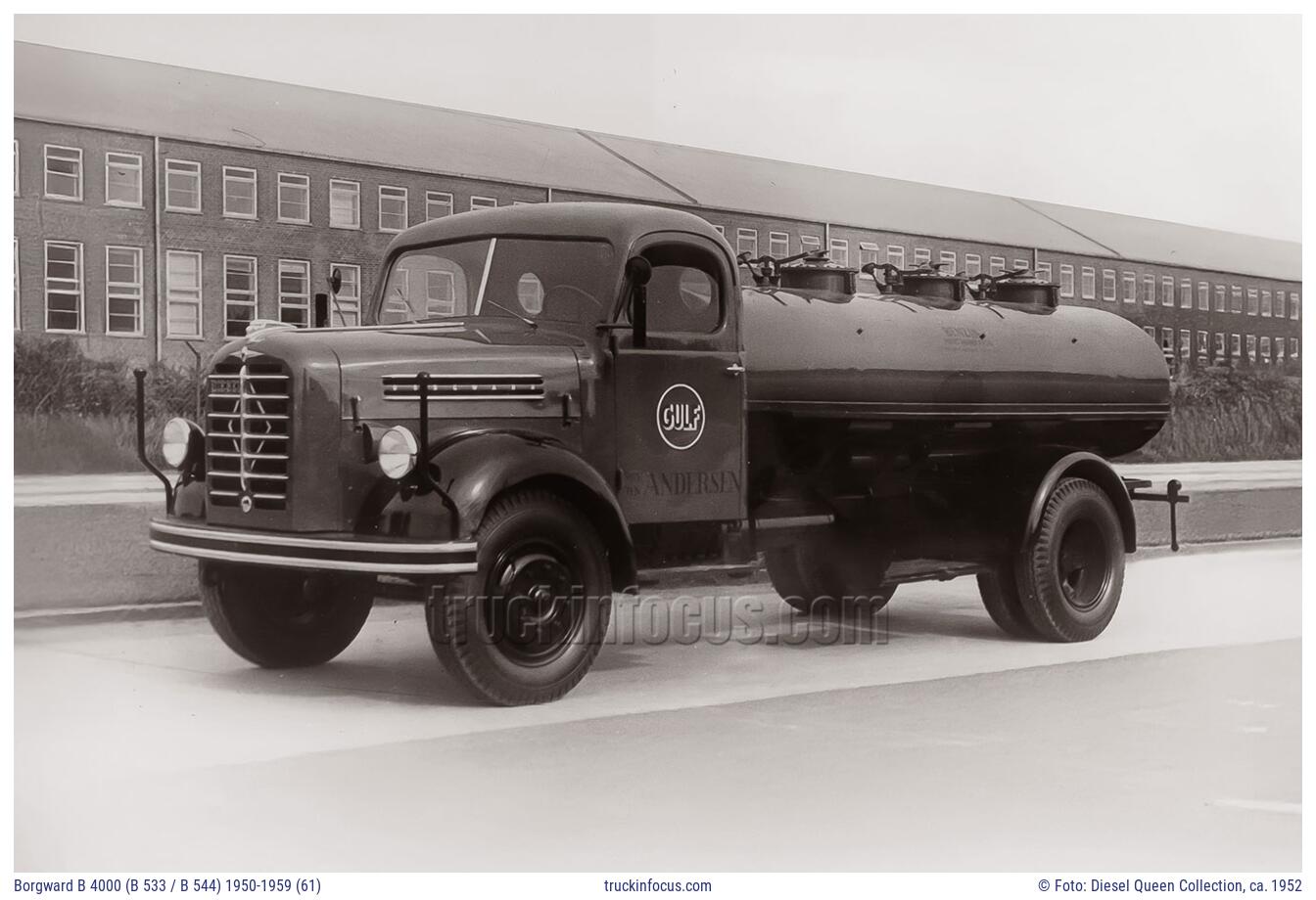 Borgward B 4000 (B 533 / B 544) 1950-1959 (61) Foto ca. 1952