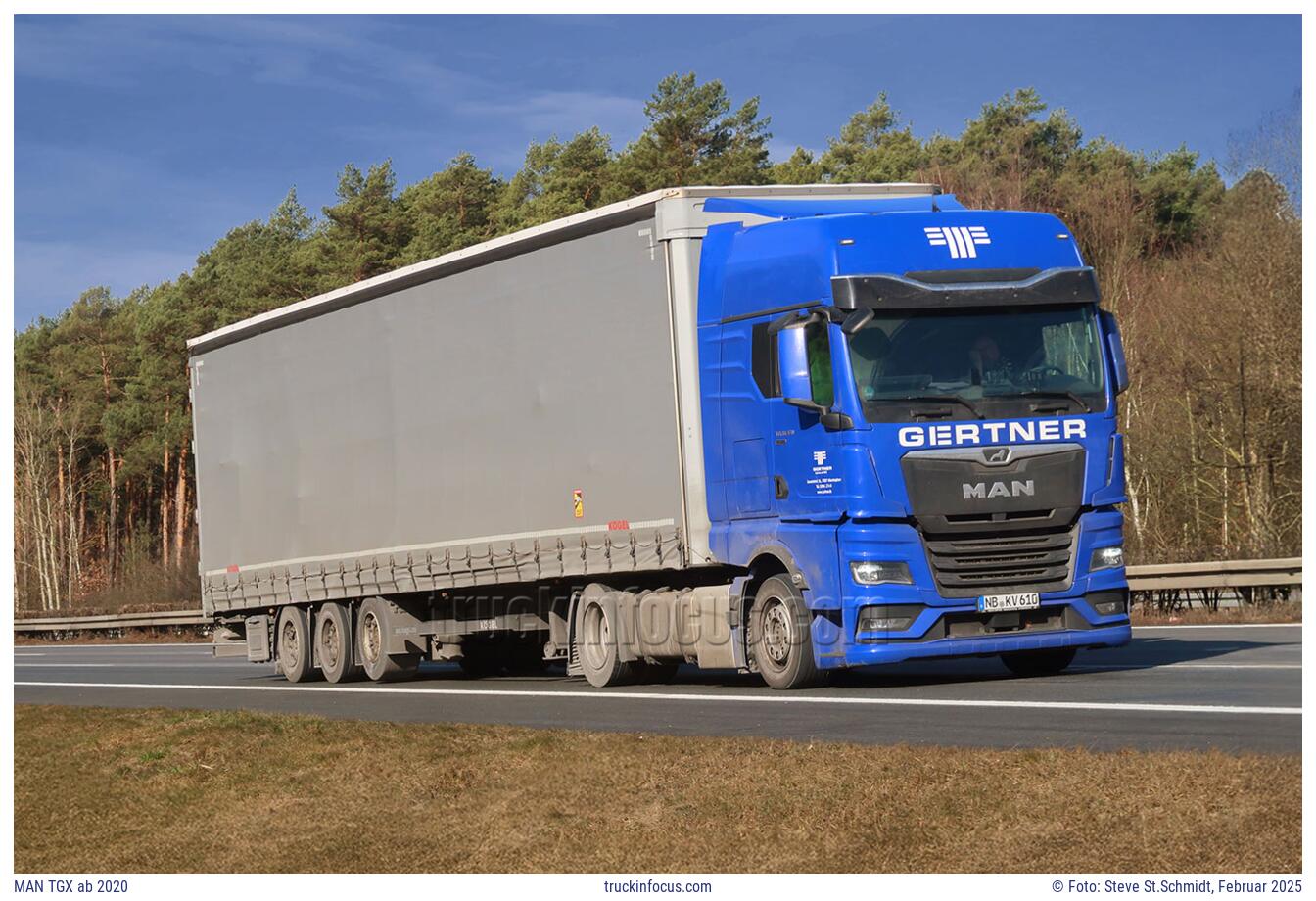 MAN TGX ab 2020 Foto Februar 2025
