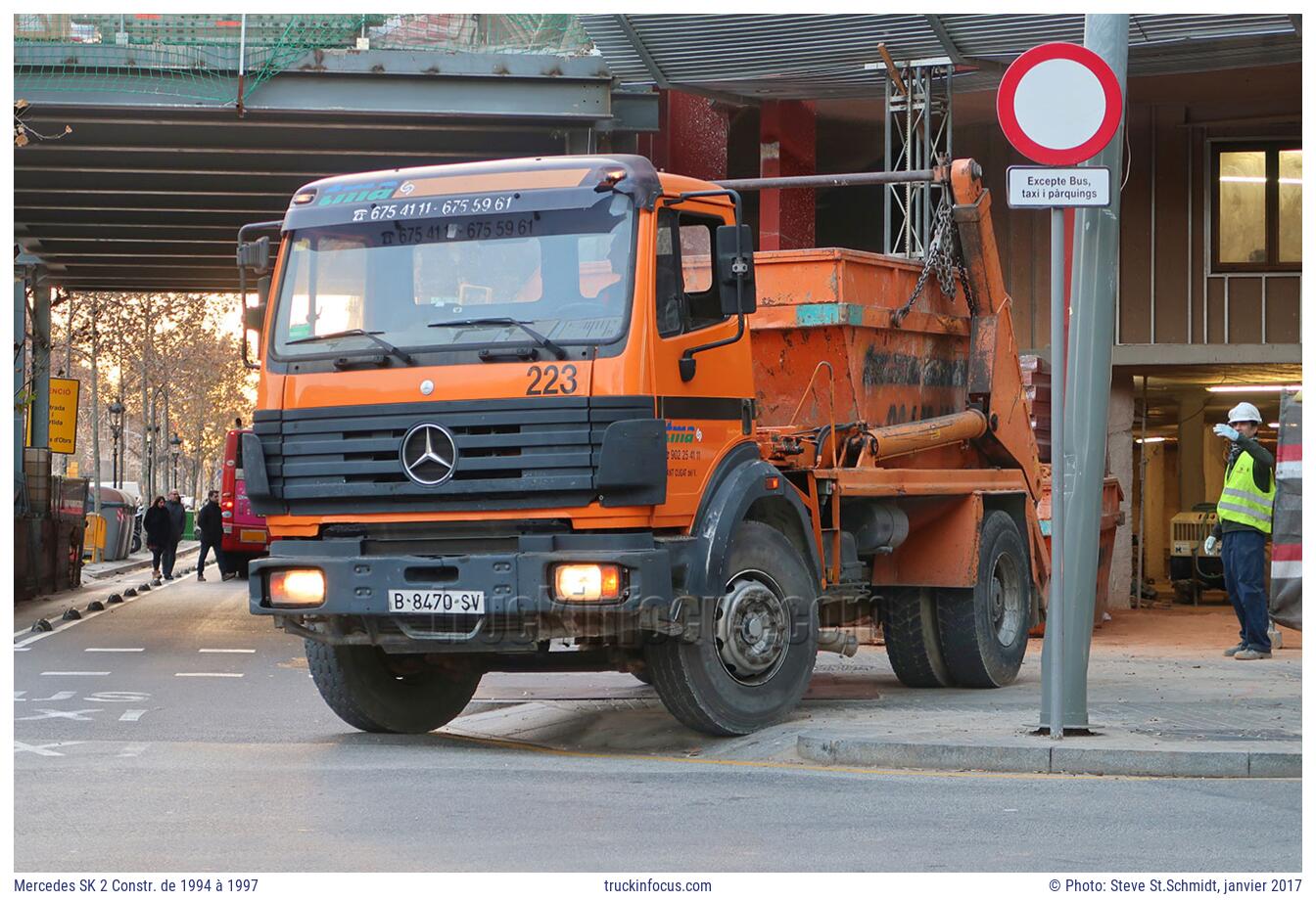 Mercedes SK 2 Constr. de 1994 à 1997 Photo janvier 2017