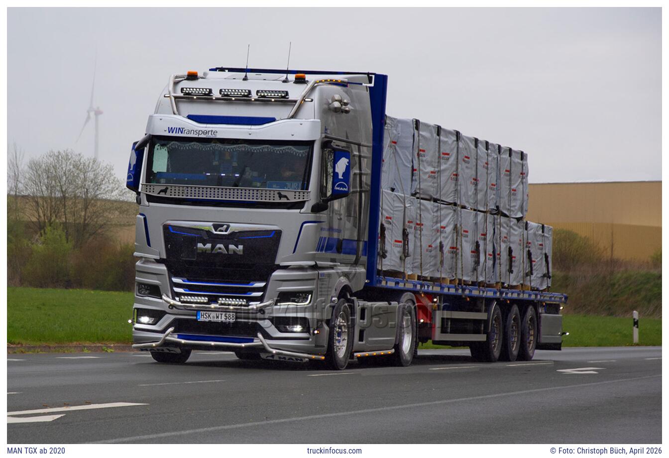 MAN TGX ab 2020 Foto April 2026