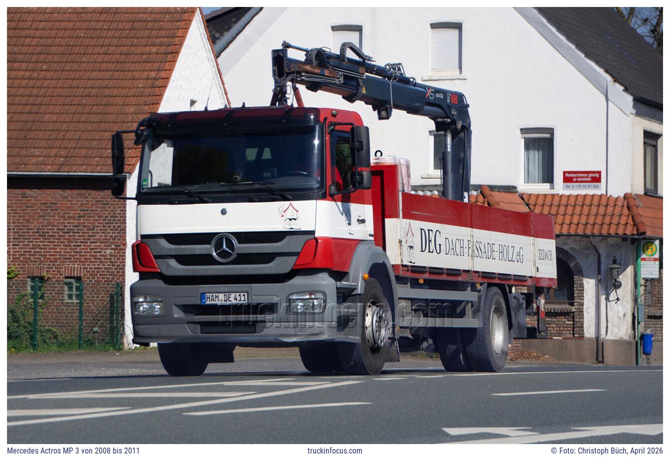 Mercedes Actros MP 3 von 2008 bis 2011 Foto April 2026