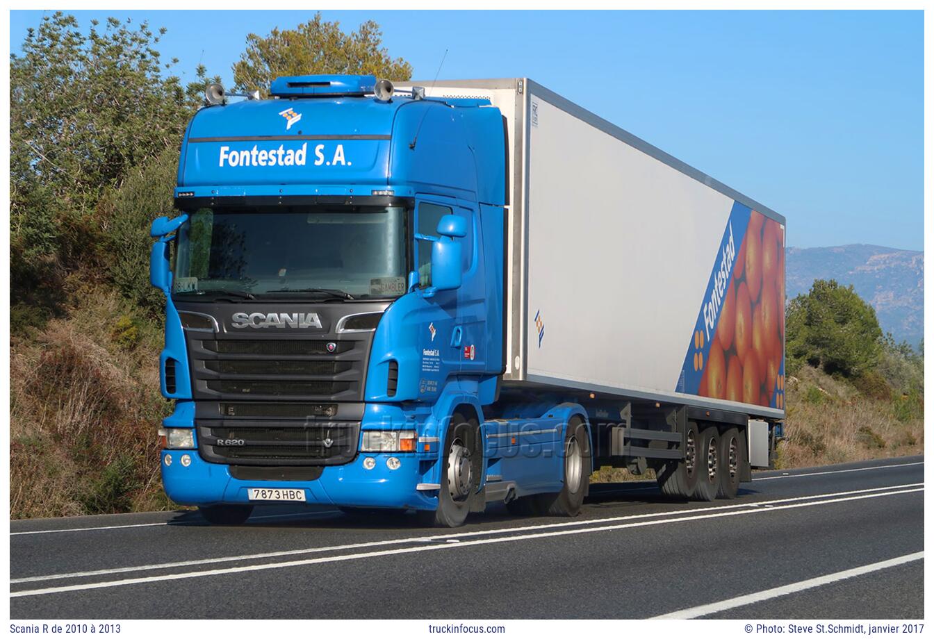 Scania R de 2010 à 2013 Photo janvier 2017