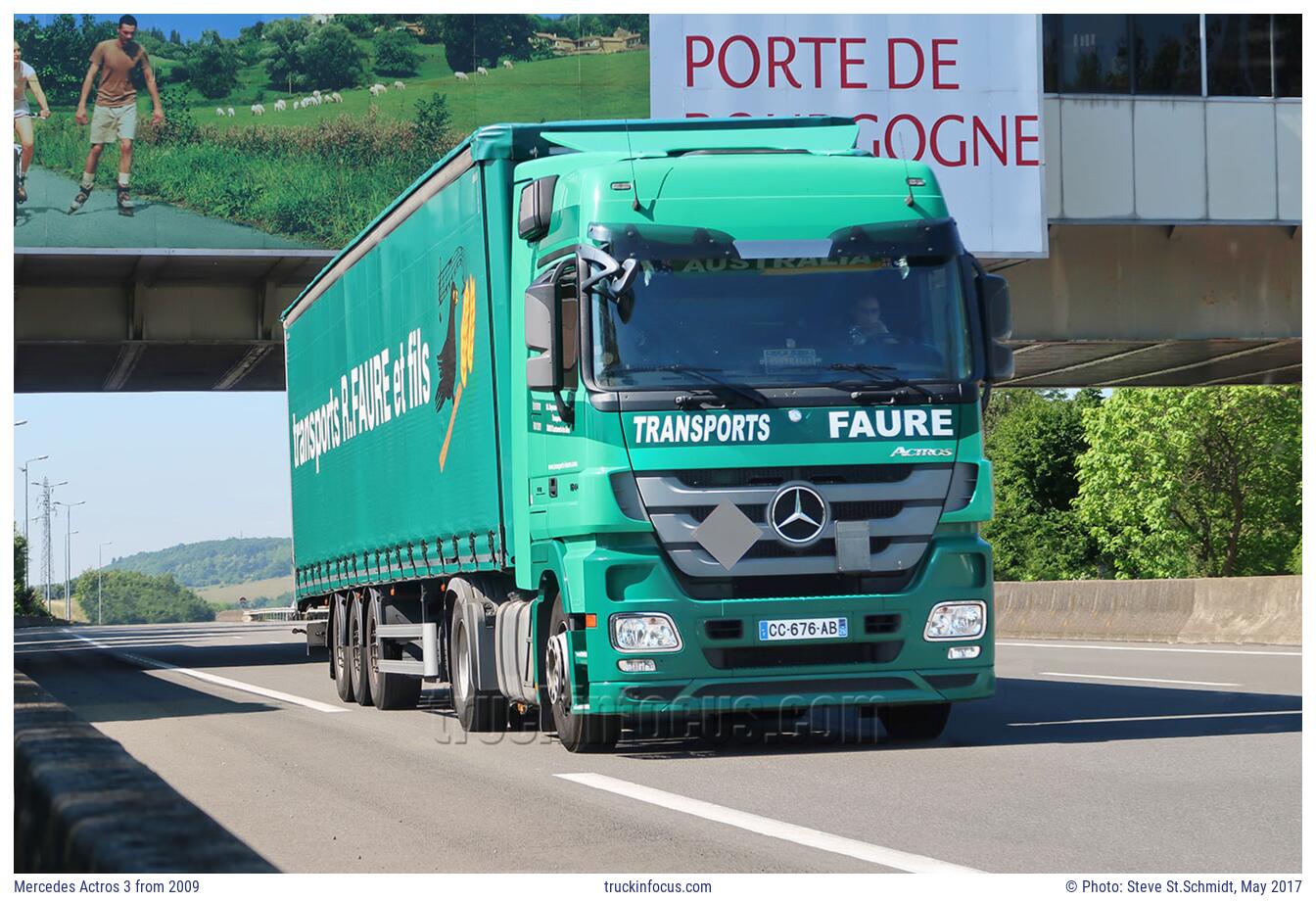 Mercedes Actros 3 from 2009 Photo May 2017