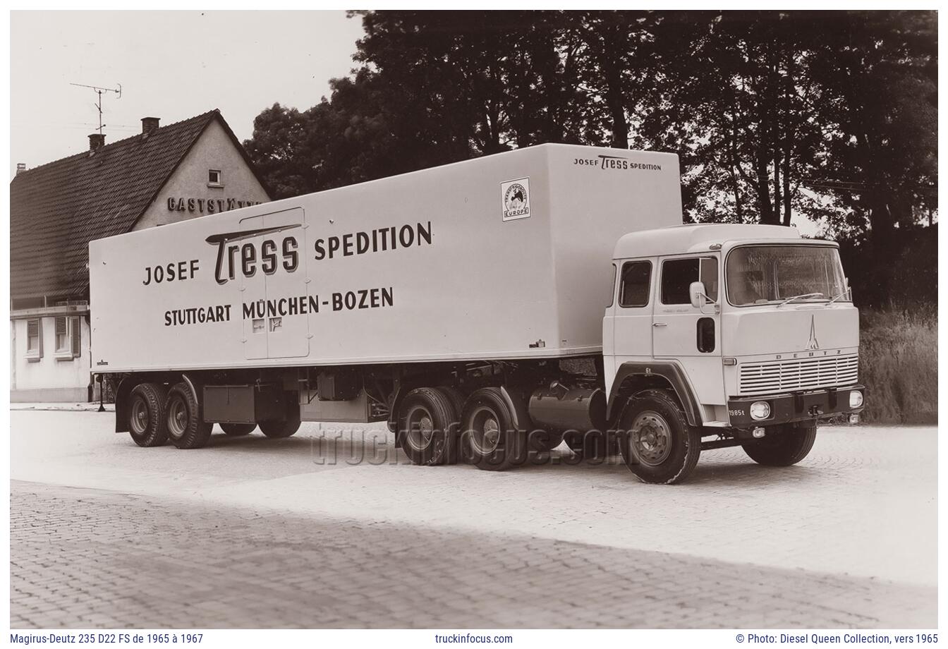 Magirus-Deutz 235 D22 FS de 1965 à 1967 Photo vers 1965