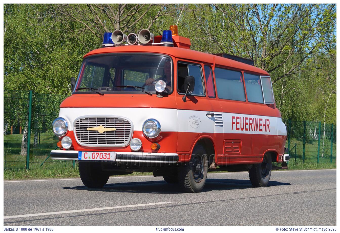 Barkas B 1000 de 1961 a 1988 Foto mayo 2026