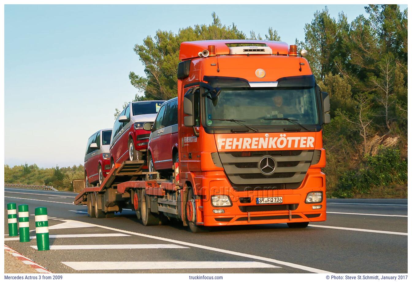 Mercedes Actros 3 from 2009 Photo January 2017