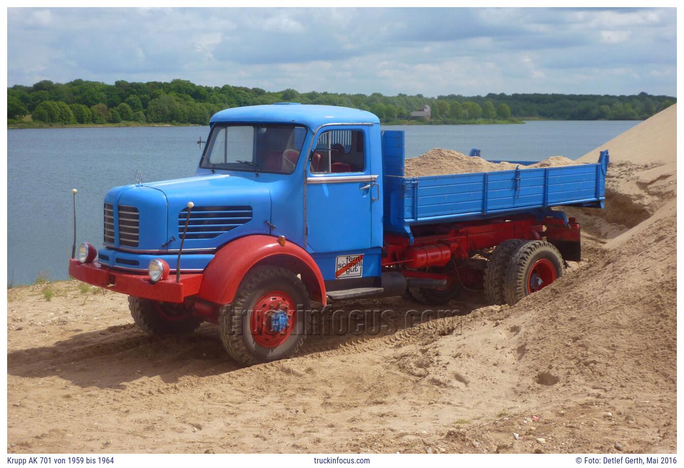 Krupp AK 701 von 1959 bis 1964 Foto Mai 2016