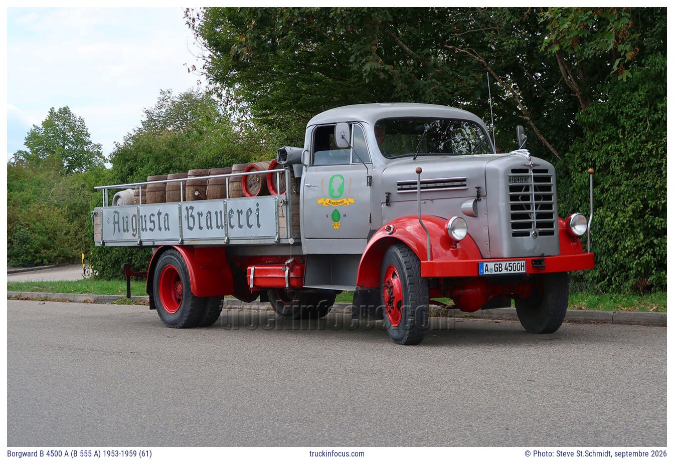 Borgward B 4500 A (B 555 A) 1953-1959 (61) Photo septembre 2026