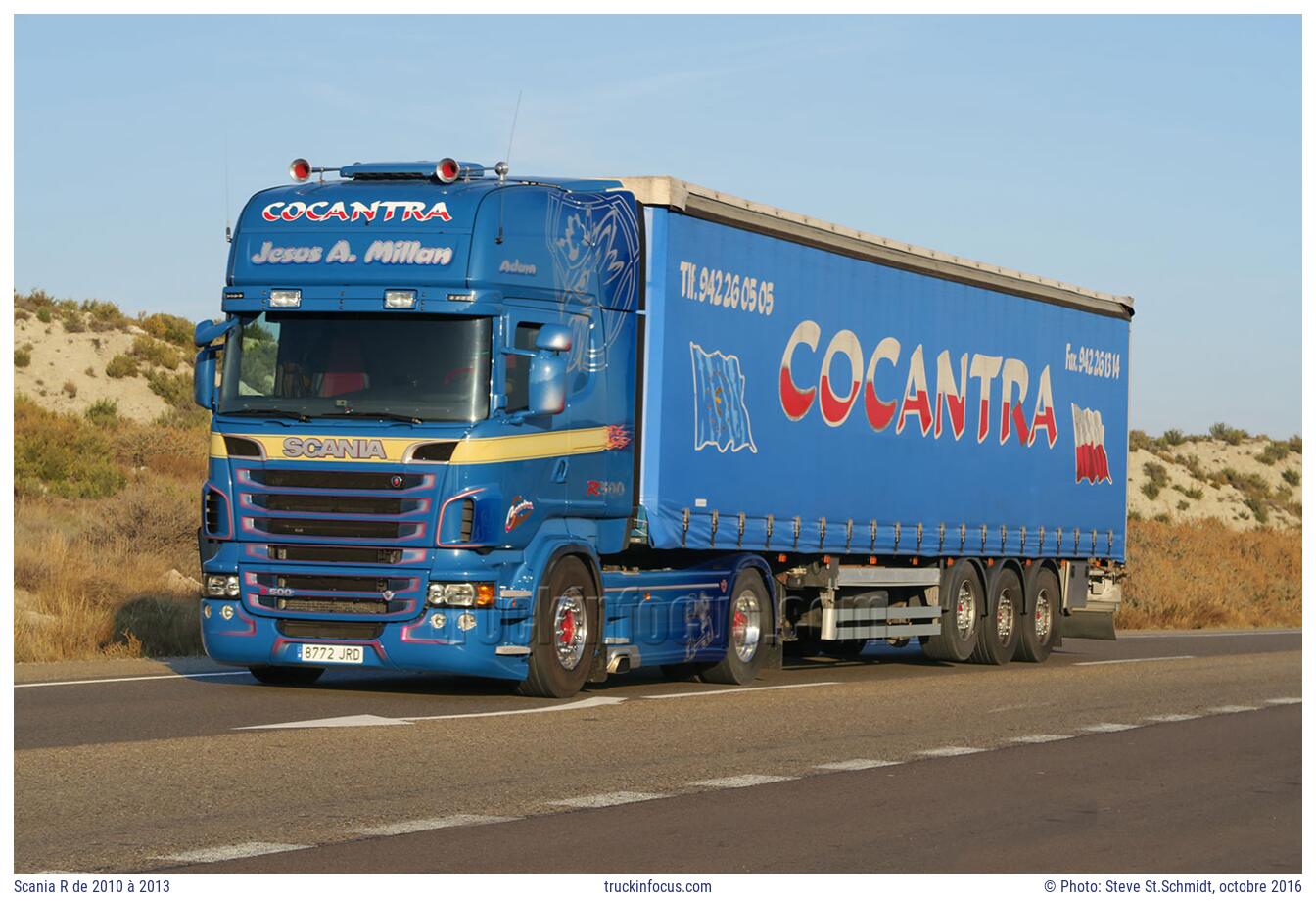 Scania R de 2010 à 2013 Photo octobre 2016