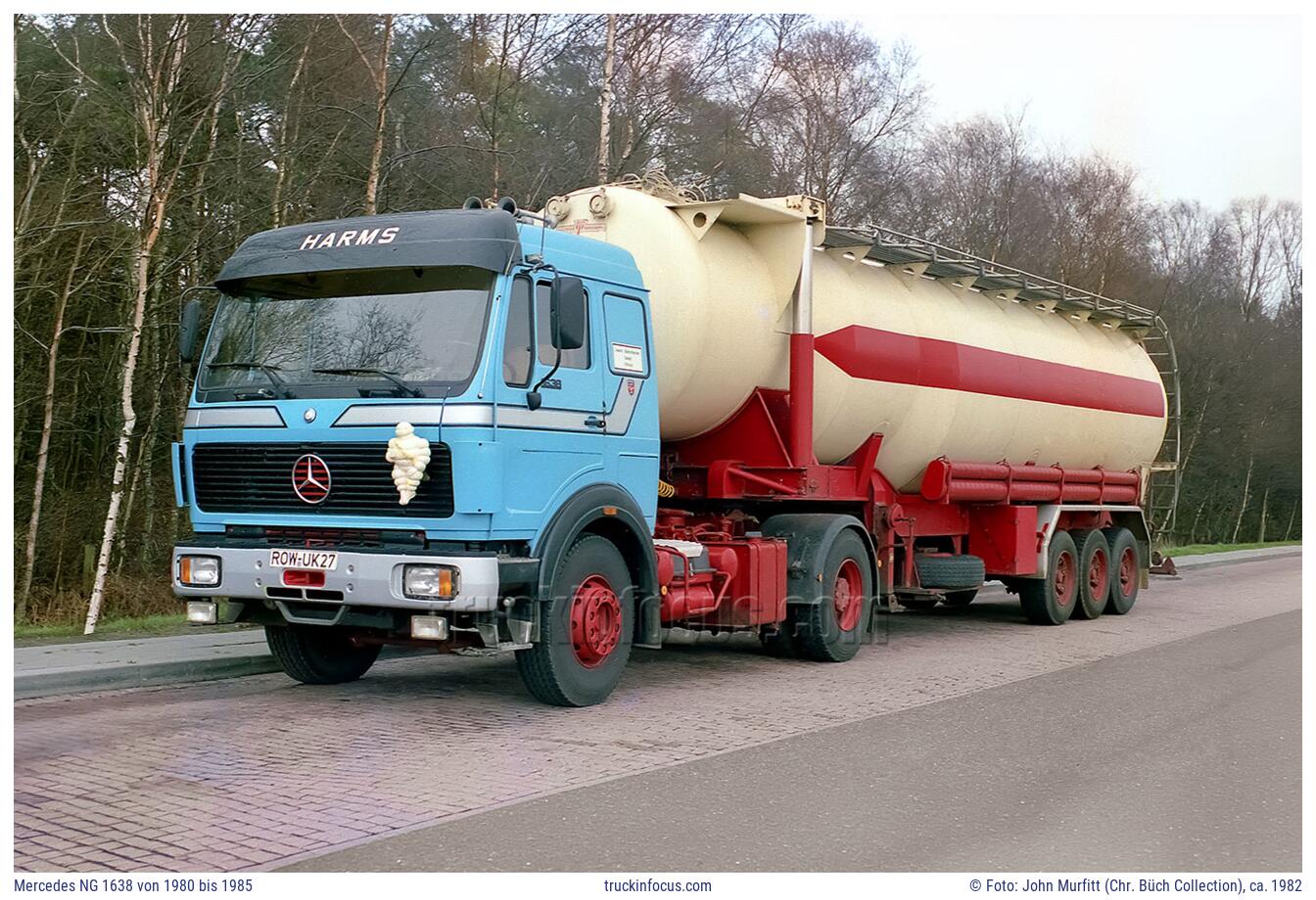 Mercedes NG 1638 von 1980 bis 1985 Foto ca. 1982