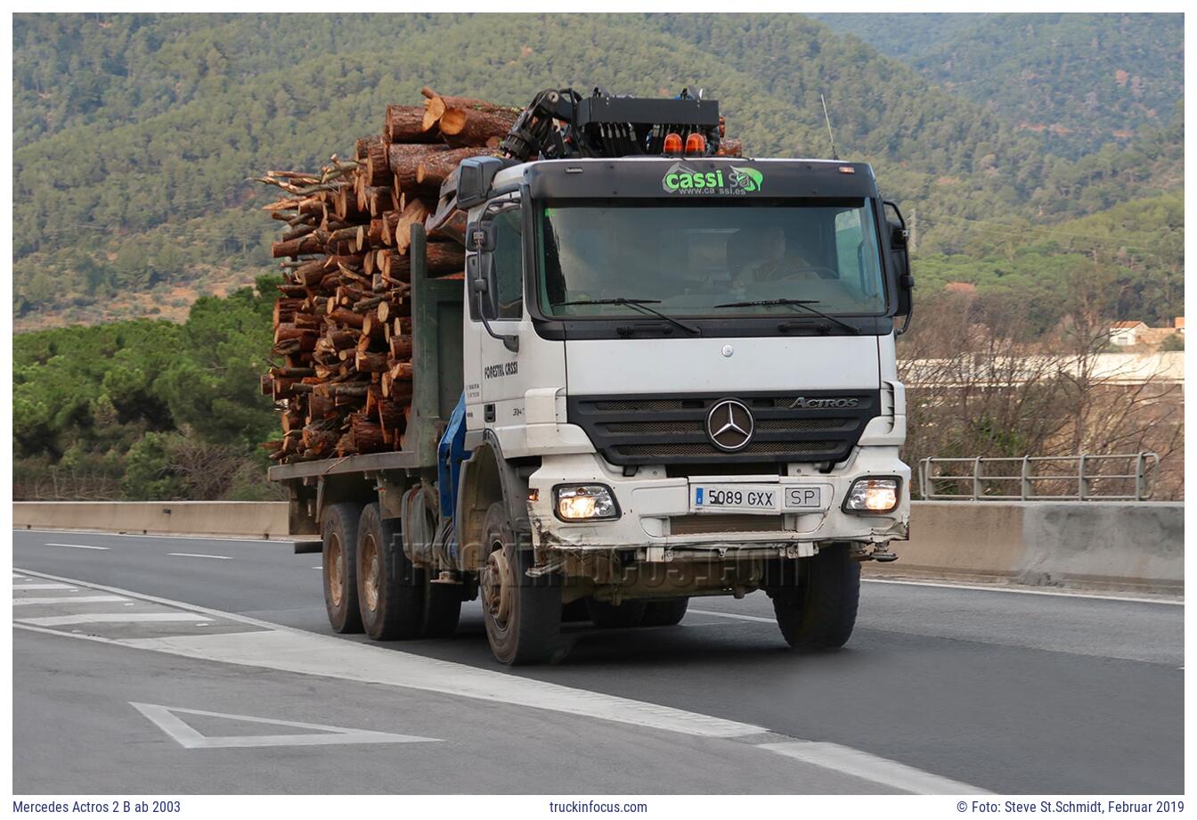 Mercedes Actros 2 B ab 2003 Foto Februar 2019