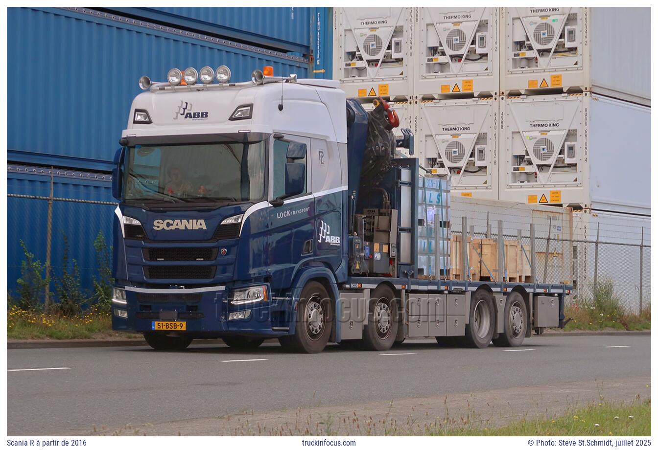 Scania R à partir de 2016 Photo juillet 2025