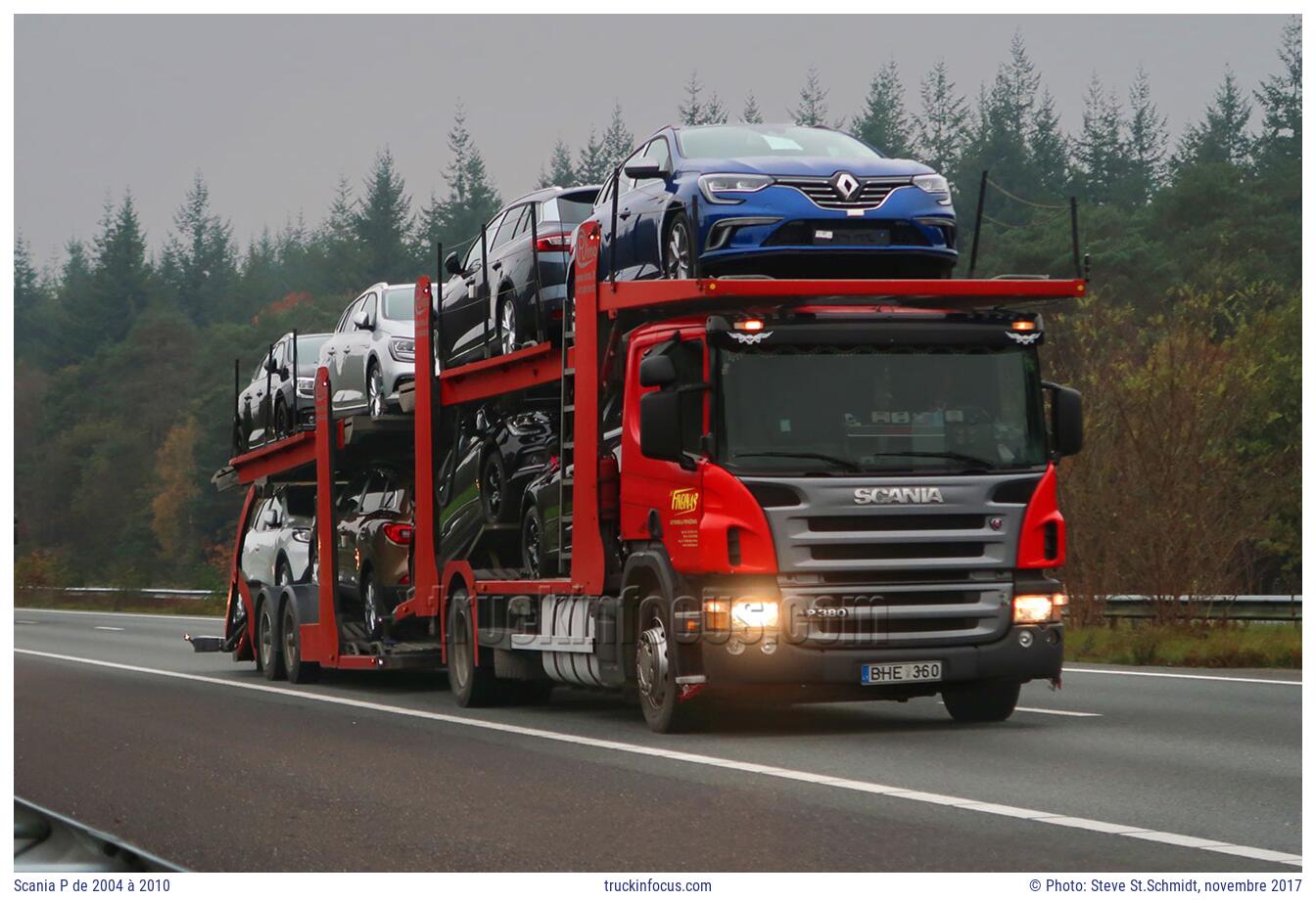 Scania P de 2004 à 2010 Photo novembre 2017