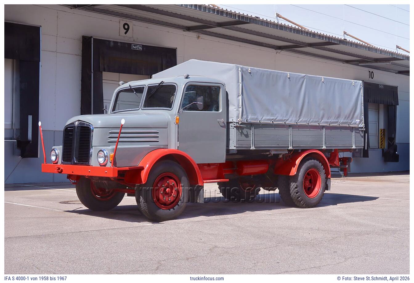 IFA S 4000-1 von 1958 bis 1967 Foto April 2026