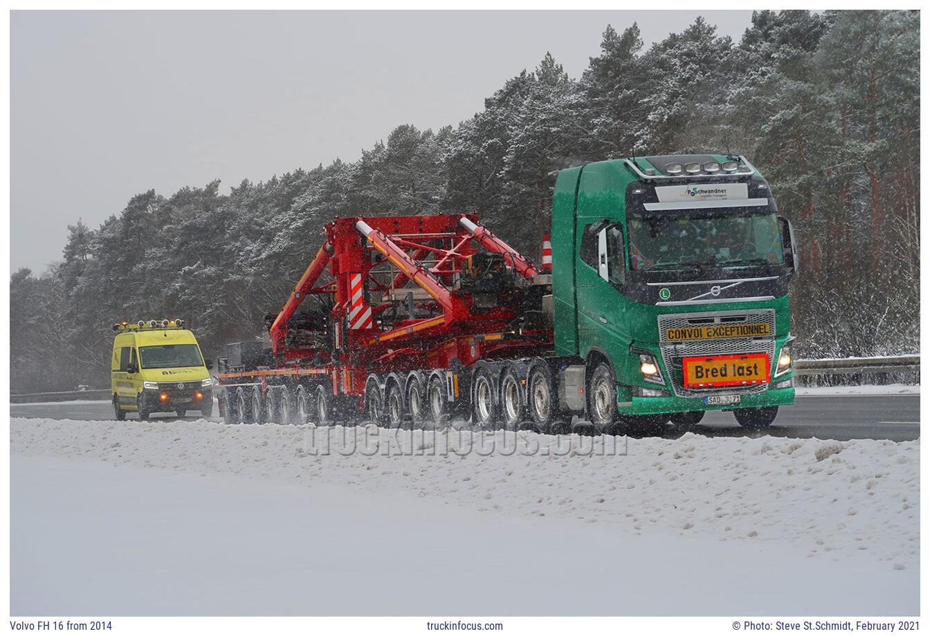 Volvo FH 16 from 2014 Photo February 2021