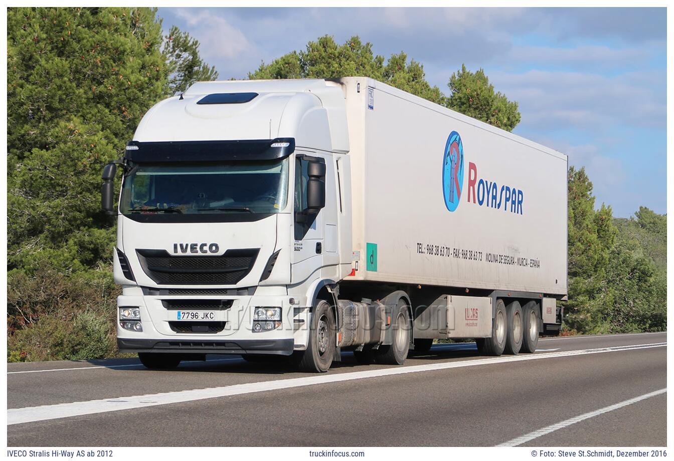 IVECO Stralis Hi-Way AS ab 2012 Foto Dezember 2016