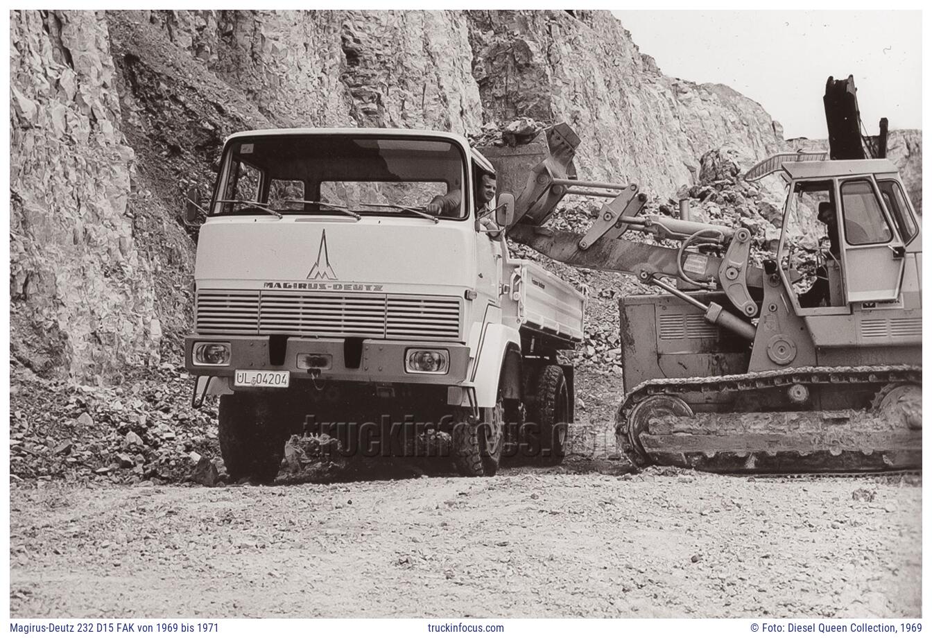 Magirus-Deutz 232 D15 FAK von 1969 bis 1971 Foto 1969