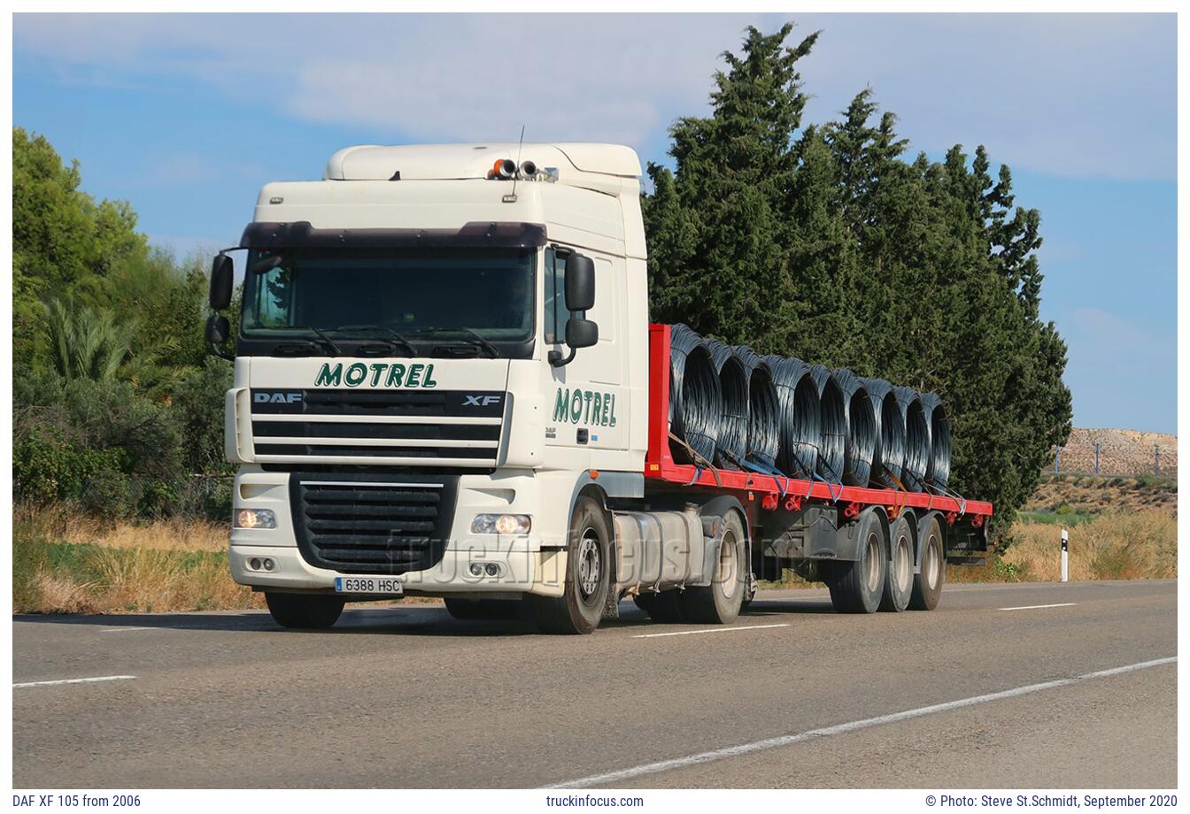 DAF XF 105 from 2006 Photo September 2020