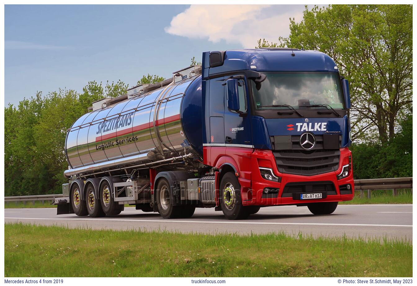Mercedes Actros 4 from 2019 Photo May 2023
