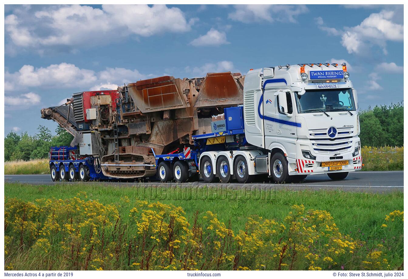 Mercedes Actros 4 a partir de 2019 Foto julio 2024