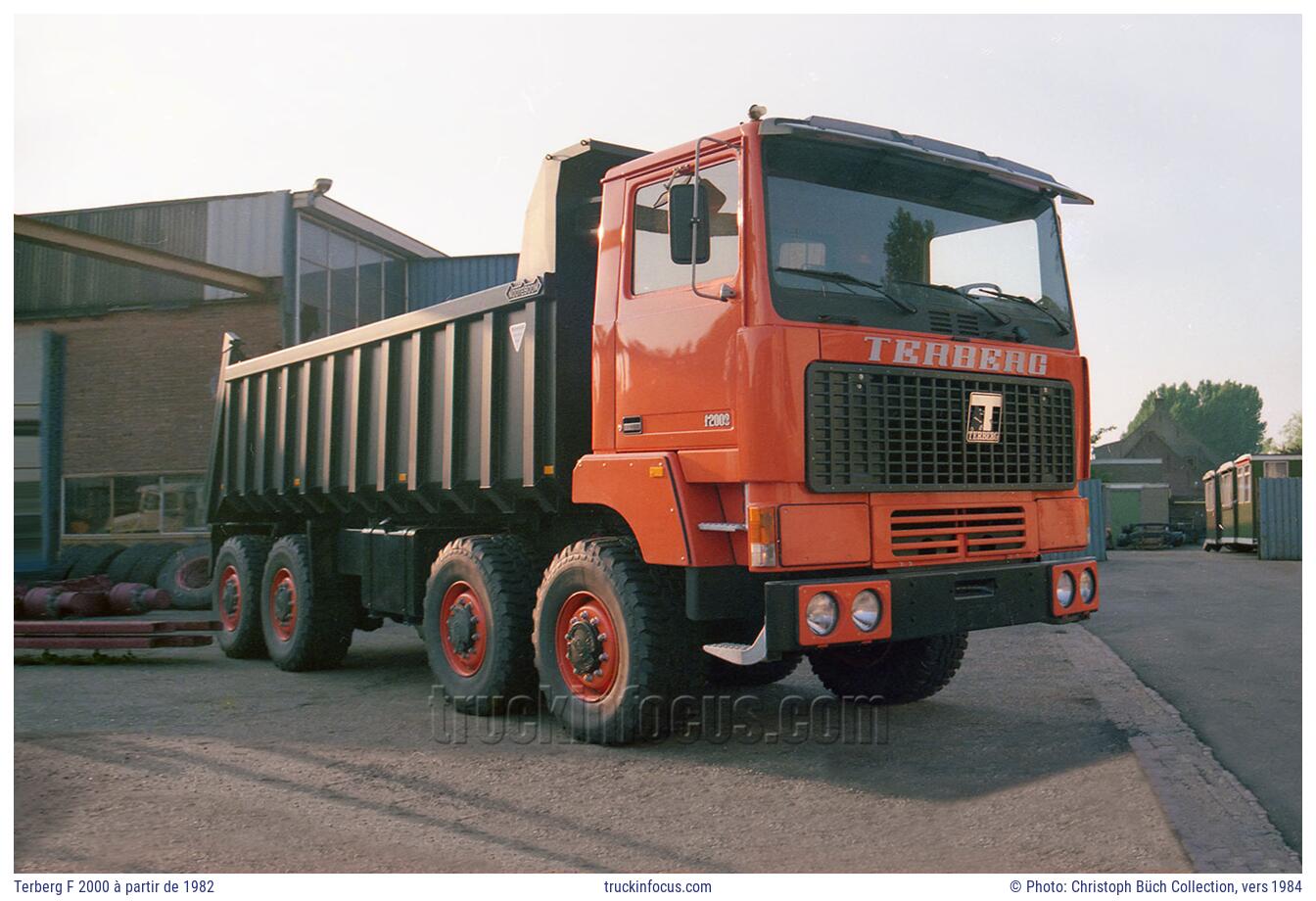 Terberg F 2000 à partir de 1982 Photo vers 1984