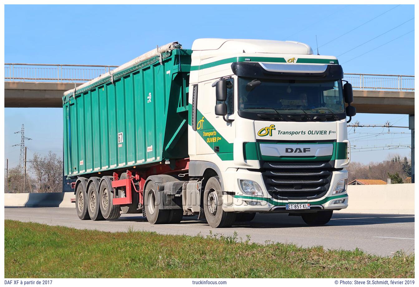 DAF XF à partir de 2017 Photo février 2019