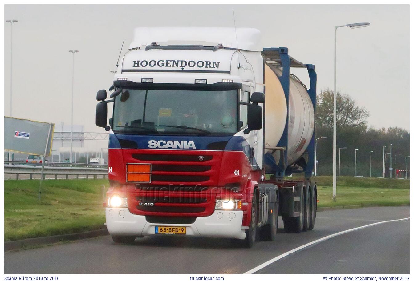 Scania R from 2013 to 2016 Photo November 2017