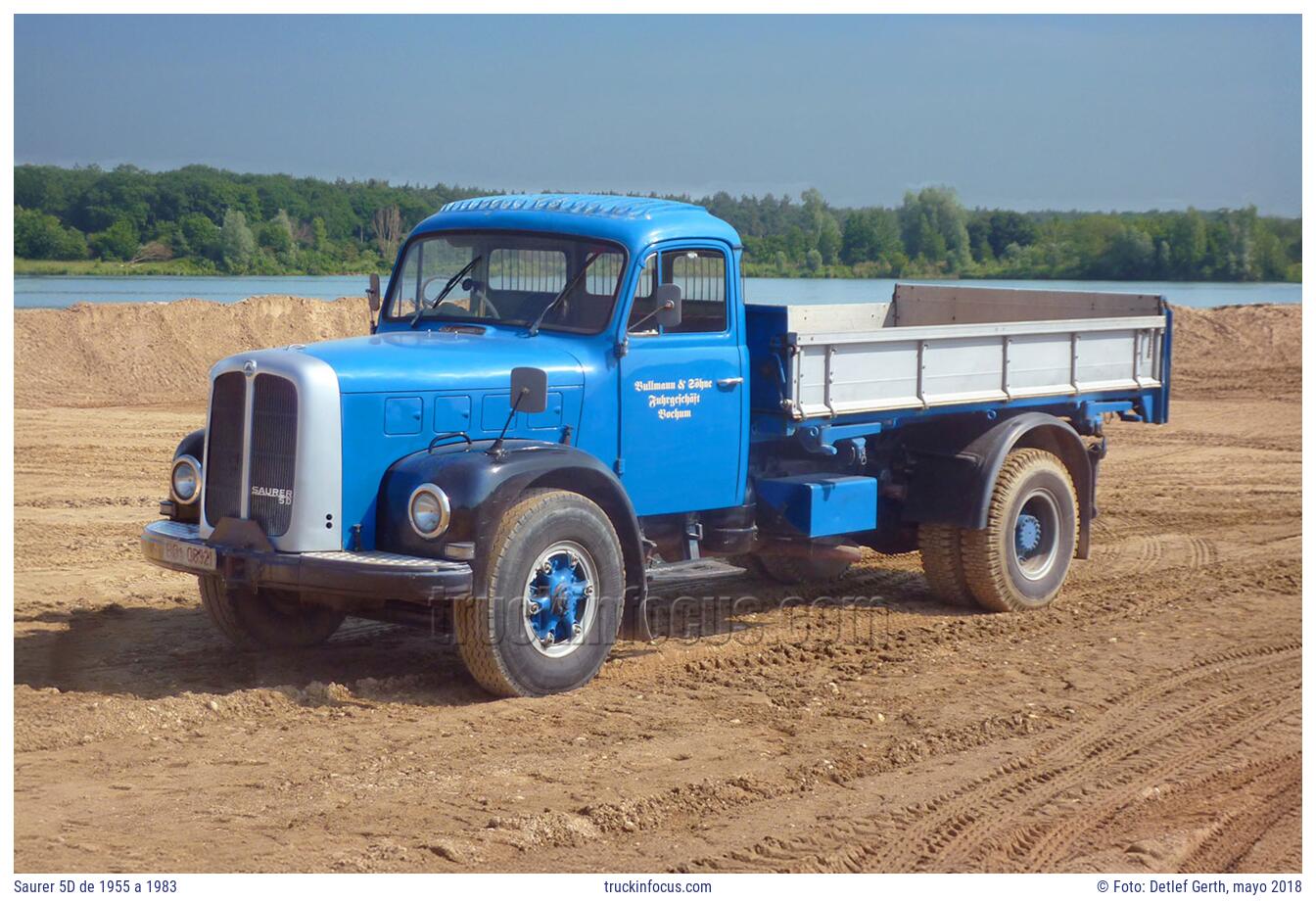 Saurer 5D de 1955 a 1983 Foto mayo 2018
